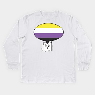 Proud to be NonBinary Kids Long Sleeve T-Shirt